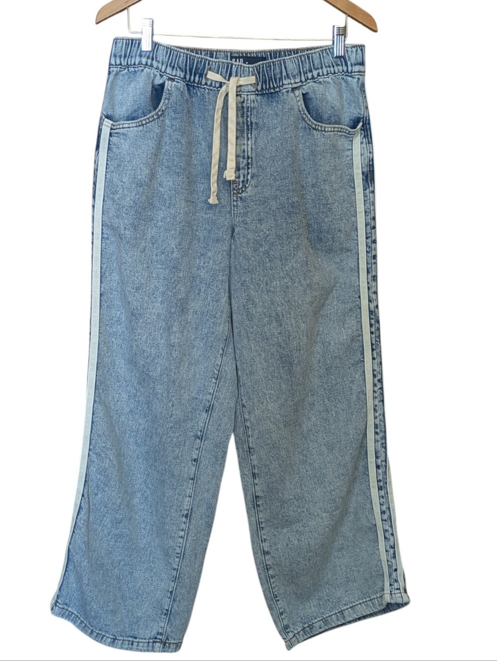 Gap High Rise Wide Leg Denim Size Medium